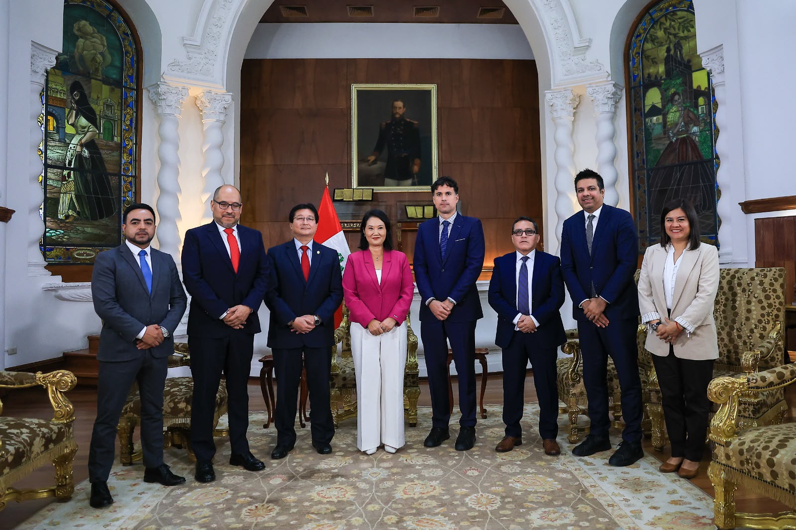 Highlander Silver executives meet with President Keiko Fujimori and Minister of Energy and Mines Guillermo Shinno in Lima